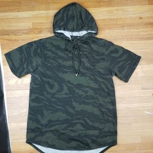 No Boundaries Hooded Camo Top